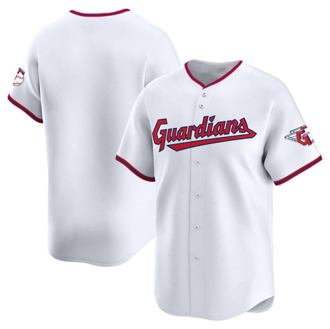 Cleveland Guardians Blank White RONA Home Limited Stitched Jersey