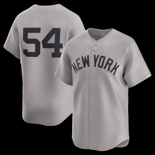 New York Yankees #54 Max Fried Gray RONA Road Limited Player Jersey 2