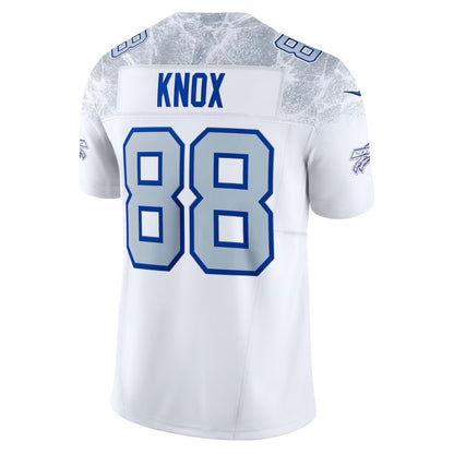 B.Bills #88 Dawson Knox White RONA 22025 Rivalries Collection Limited Jersey