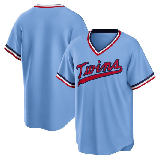 Minnesota Twins Light Blue RONA Road Cooperstown Collection Team Jersey