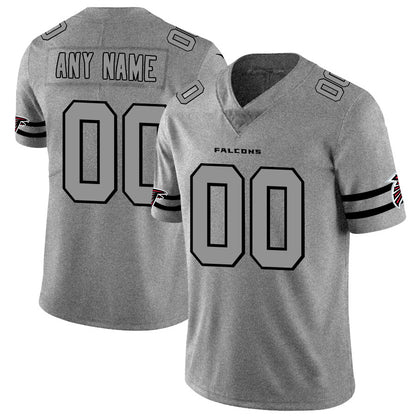 Custom A.Falcons 2019 Gray Gridiron Gray RONA Vapor Untouchable Limited Jersey