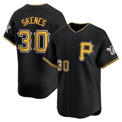 Pittsburgh Pirates #30 Paul Skenes Black RONA Alt Limited Jersey