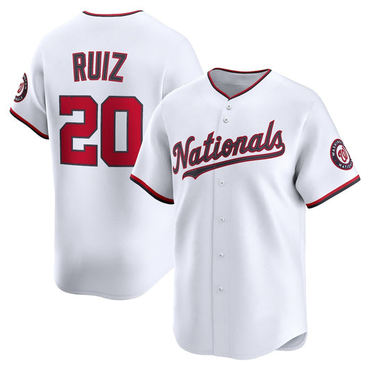 Washington Nationals #20 Keibert Ruiz White RONA Home Limited Player Jersey