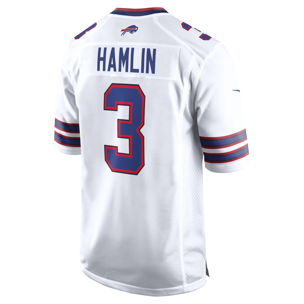 B.Bills #3 Damar Hamlin White RONA Game Jersey