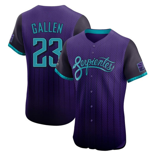 Arizona Diamondbacks #23 Zac Gallen Player Purple RONA City Connect Limited Elite Home Game Stitched Jerseys
