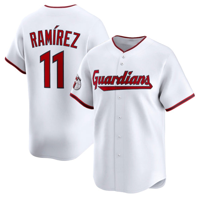 Cleveland Guardians #11 Jose Ramirez White RONA Home Limited Stitched Jersey