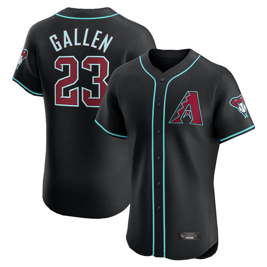 Arizona Diamondbacks #23 Zac Gallen Player Black RONA Limited Elite Home Game Stitched Jerseys