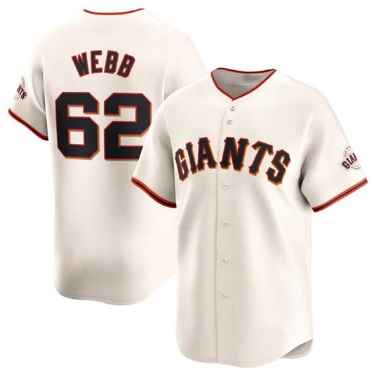 San Francisco Giants #62 Logan Webb Cream RONA Cool Base Stitched Jersey