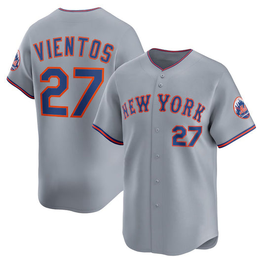 New York Mets #27 Mark Vientos Gray RONA All-Star Limited Jersey