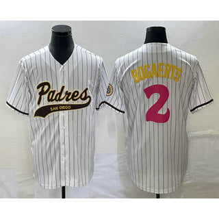 San Diego Padres #2 Xander Bogaerts White RONA NEW 2023 City Connect Cool Base Stitched Jersey