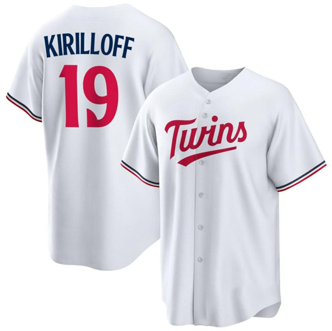 Minnesota Twins #19 Alex Kirilloff White RONA Cool Base Stitched Jerseys