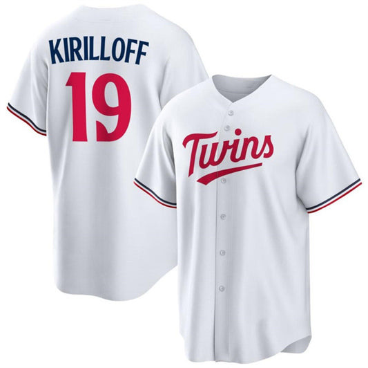 Minnesota Twins #19 Alex Kirilloff White RONA Cool Base Stitched Jerseys