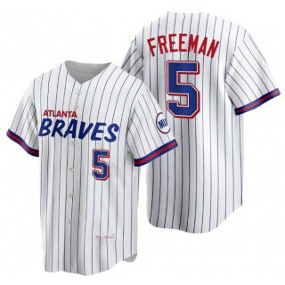 Atlanta Braves #5 Freddie Freeman White RONA 2021 City Connect Stitched Jersey