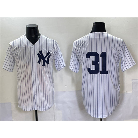 New York Yankees #31 Ichiro Suzuki White RONA Cool Base Limited Stitched Jersey