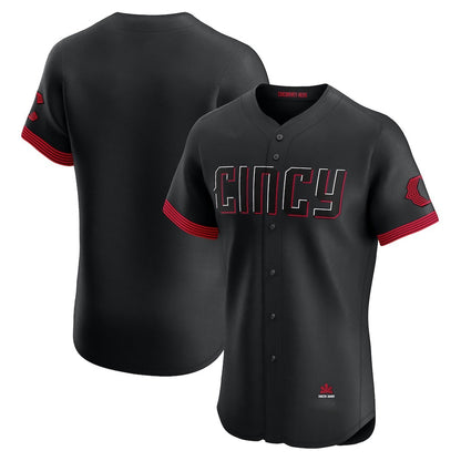 Cincinnati Reds Black RONA City Connect Elite Jersey