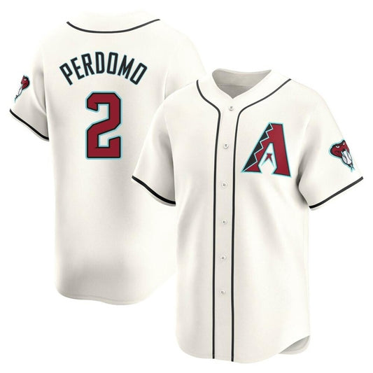 Arizona Diamondbacks #2 Geraldo Perdomo Player Cream RONA Limited Home Game Stitched Jerseys
