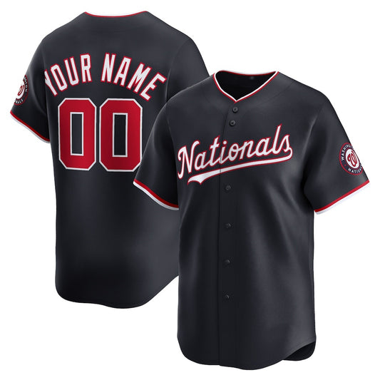Custom Washington Nationals Navy RONA Alternate Limited Jersey