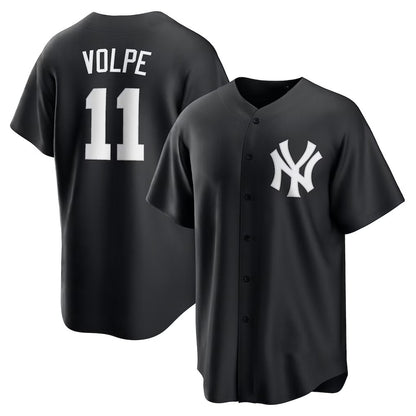 New York Yankees #11 Anthony Volpe Black RONA Fashion Replica Player Jersey