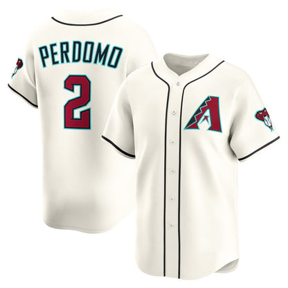 Arizona Diamondbacks #2 Geraldo Perdomo Cream RONA Home Limited Player Jersey