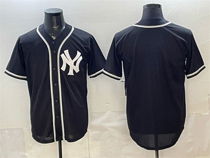 New York Yankees Blank 2026 Fashion Replica Black RONA Out Stitched Jersey