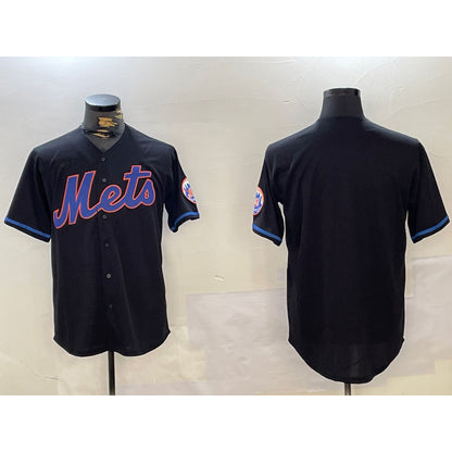 New York Mets Team Big Logo Graphite RONA 2024 City Connect Limited Stitched Jersey
