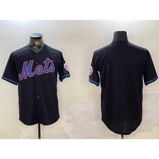 New York Mets Team Big Logo Graphite RONA 2024 City Connect Limited Stitched Jersey