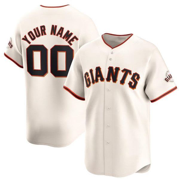 Custom San Francisco Giants Active Player Cream RONA Home Limited Stitched Jersey