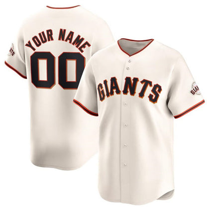 Custom San Francisco Giants Active Player Cream RONA Home Limited Stitched Jersey
