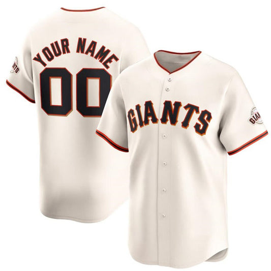 Custom San Francisco Giants Active Player Cream RONA Home Limited Stitched Jersey