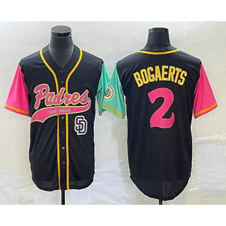 San Diego Padres #2 Xander Bogaerts Black RONA NEW 2023 City Connect Cool Base Stitched Jersey