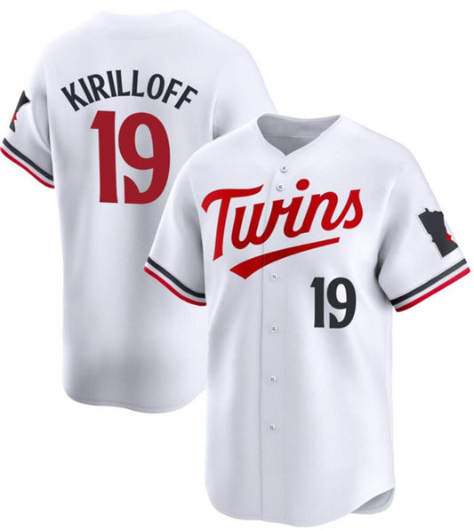 Minnesota Twins #19 Alex Kirilloff White RONA 2024 Home Limited Stitched Jersey