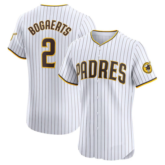 San Diego Padres #2 Xander Bogaerts White RONA Home Elite Jersey
