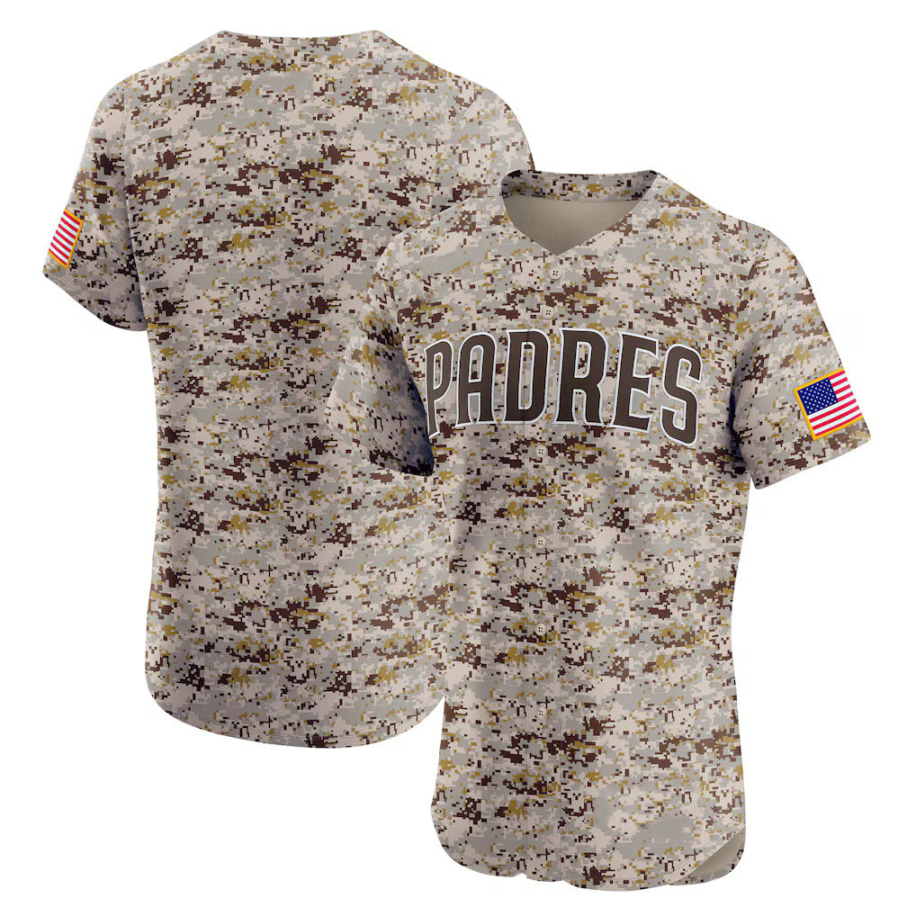 San Diego Padres Camo RONA Alternate Vapor Premier Elite Patch Jersey