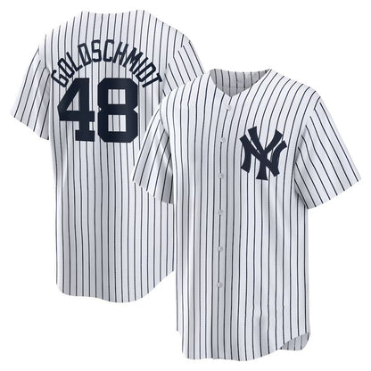 New York Yankees #48 Paul Goldschmidt White RONA Home Replica Jersey