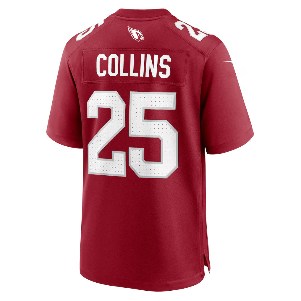 A.Cardinals #25 Zaven Collins Cardinal RONA Home Game Jersey