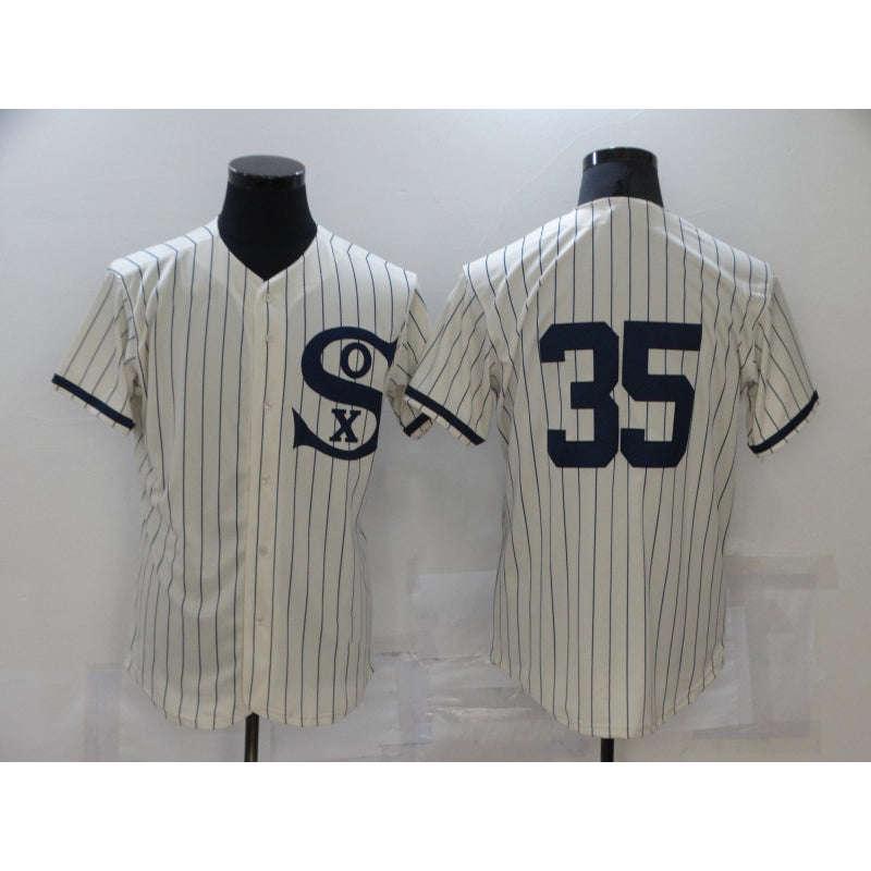 Chicago White Sox #35 Frank Thomas 2021 Cream Navy RONA Field of Dreams Flex Base Stitched Jersey