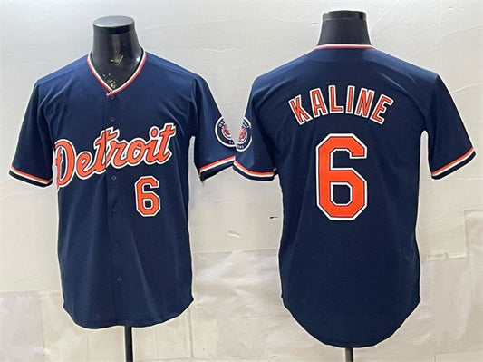 Detroit Tigers #6 Al Kaline Navy RONA 2026 Alternate Vapor Premier Limited Stitched Jersey