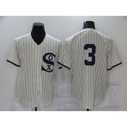 Chicago White Sox #3 Harold Baines 2021 Cream RONA Field of Dreams Cool Base Stitched Jersey