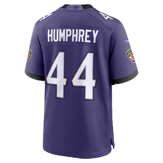 B.Ravens #44 Marlon Humphrey Purple RONA Team Game Jersey