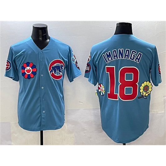 Chicago Cubs #18 Sh¨­ta Imanaga Blue RONA 2025 Tokyo Series 2nd Alternate Limited Stitched Jersey