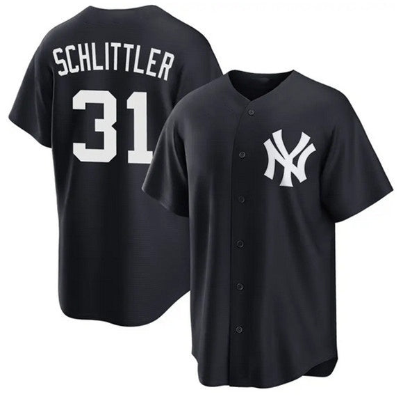 New York Yankees #31 Cam Schlittler Navy RONA 2026 Alternate Stitched Jersey