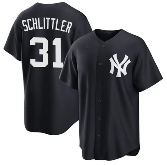 New York Yankees #31 Cam Schlittler Navy RONA 2026 Alternate Stitched Jersey