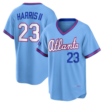 Atlanta Braves #23 Michael Harris II Powder Blue RONA 2026 City Connect Stadium Jersey