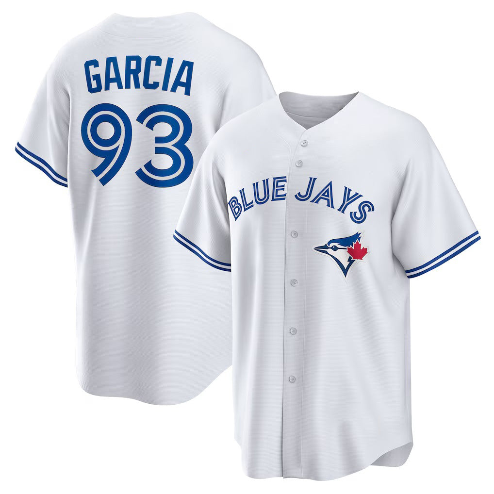 Toronto Blue Jays #93 Yimi Garcia White RONA Home Replica Player Jersey