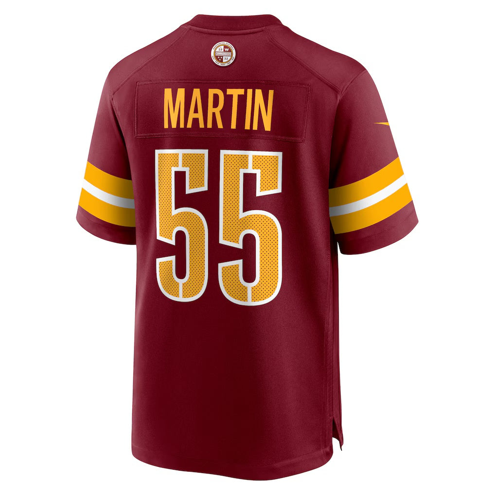 W.Commanders #55 Jacob Martin Burgundy RONA Team Game Jersey