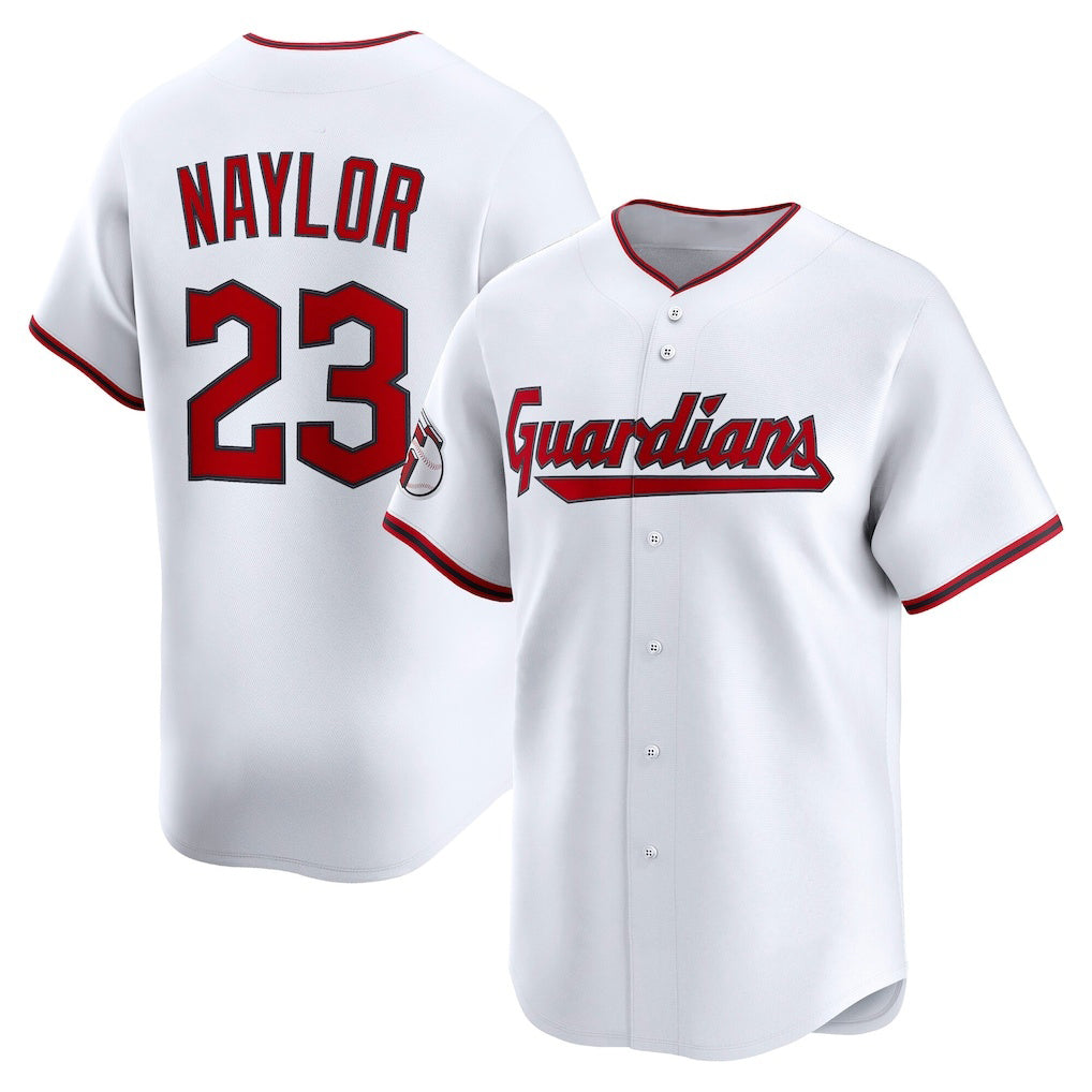 Cleveland Guardians #23 Bo Naylor White RONA Home Limited Player Jersey