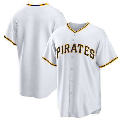 Pittsburgh Pirates White RONA Home Replica Team Jersey