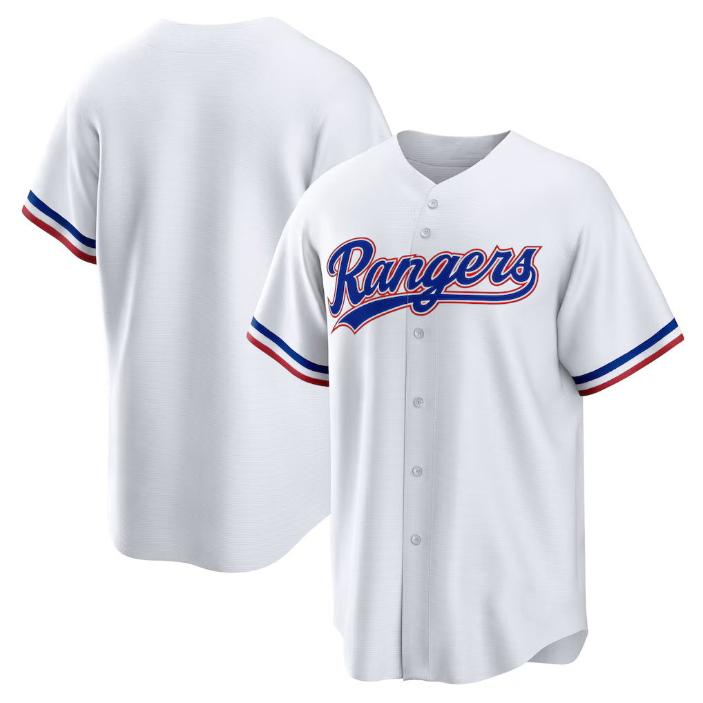 Texas Rangers White RONA Home Replica Team Jersey
