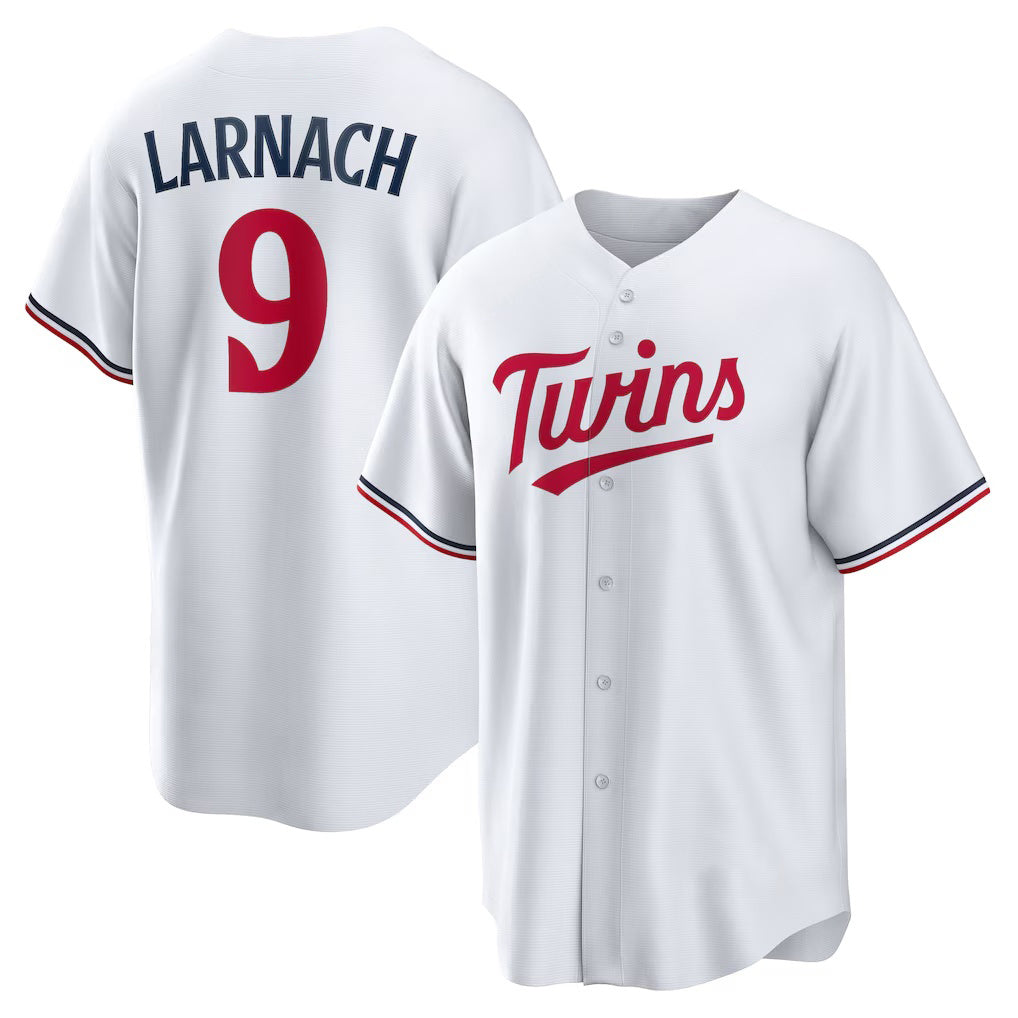 Minnesota Twins #9 Trevor Larnach White RONA Home Replica Jersey