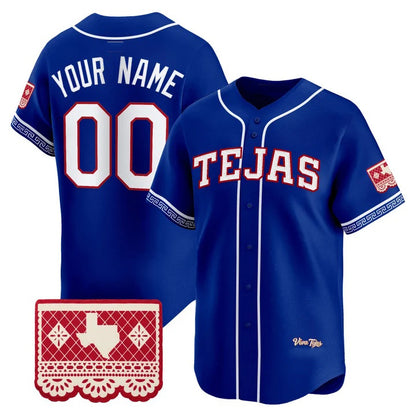 Custom Texas Rangers Royal RONA 2026 City Connect Vapor Premier Limited Jersey - All Stitched